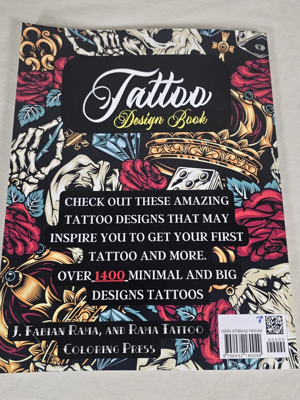 Tattoo Design Book J Fabian Rama 1400 Tattoo Ideas Flash Art Reference 2022